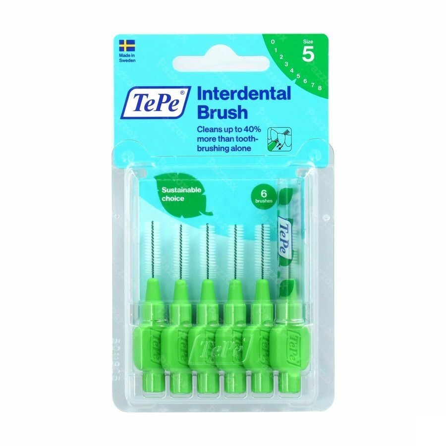 Tepe Interdental Brush 0,8mm Green 6