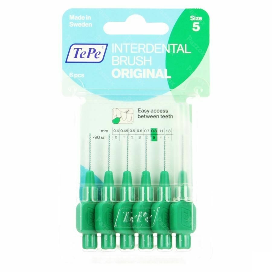 Tepe Interdental Brush 0,8mm Green 6