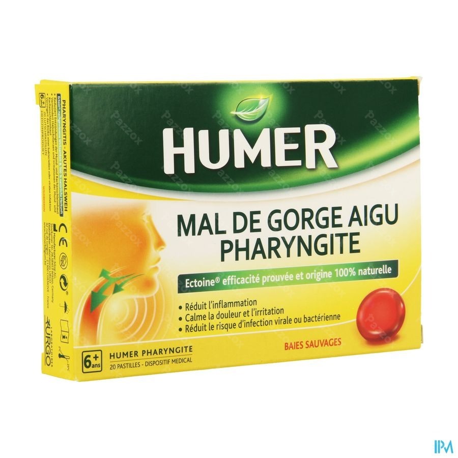 Humer Pharyngite Fruits Rouges Past 20