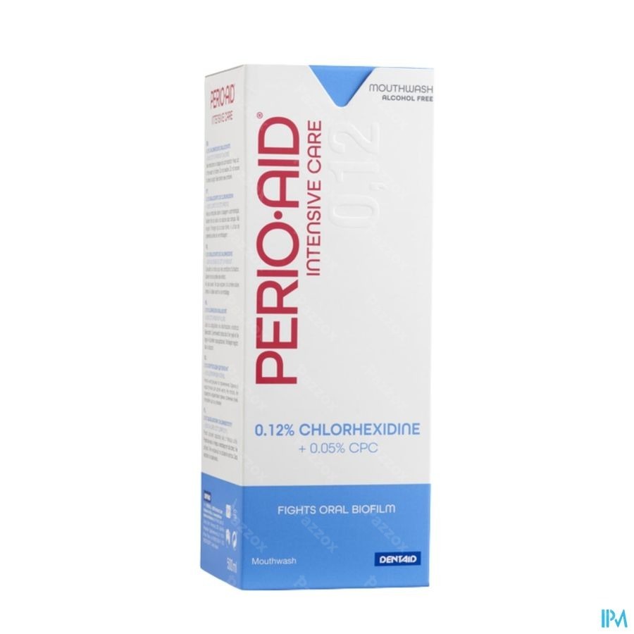 Perio-Aid Intensive Care Mondspoelmiddel met 0,12% Chx En 0,05% Cpc 500ml