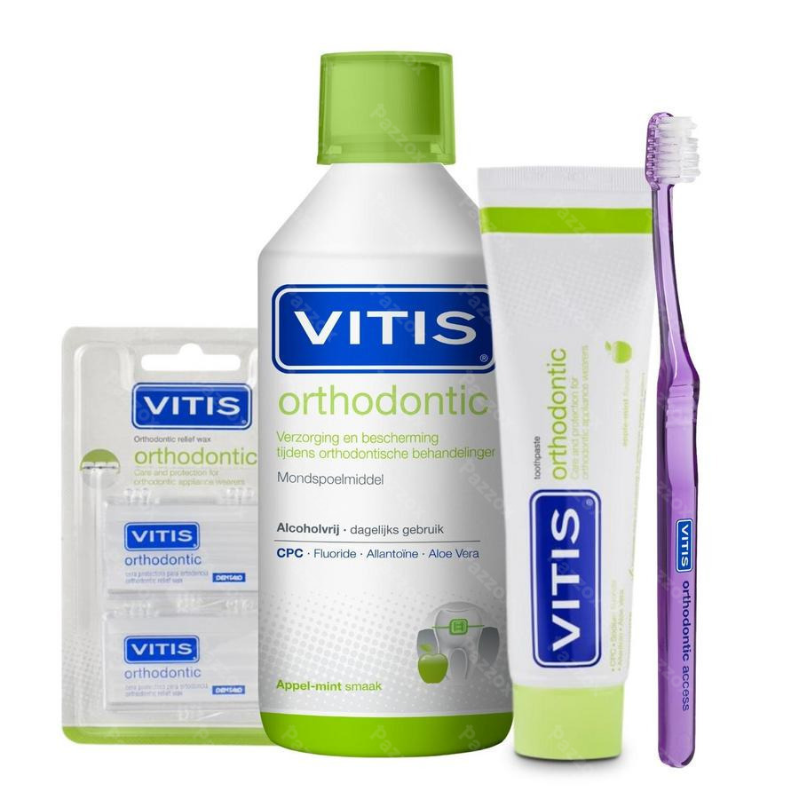 Vitis Orthodontic Tandpasta Met 0,05% Cetylpyridinium Chloride (cpc) 75ml 32046