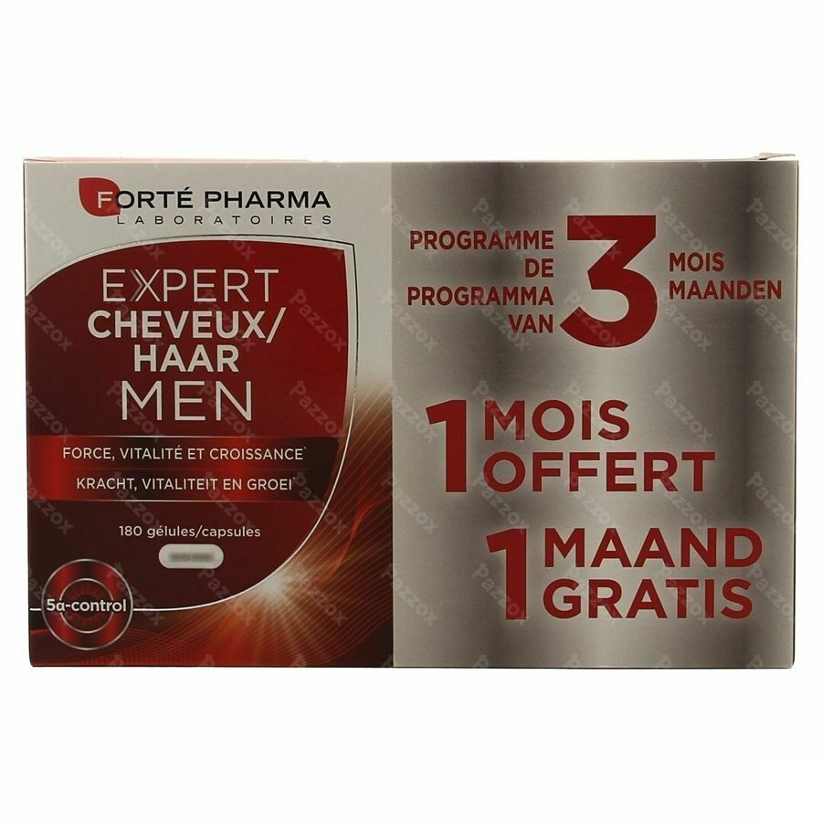 Expert Cheveux Men Caps 180 Promo 2+1 Gratuit