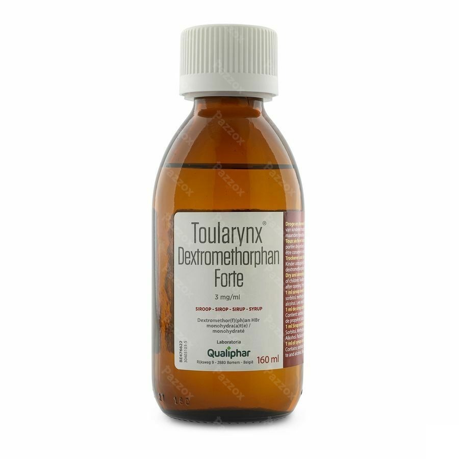 Toularynx Dextromethorphan Forte 3mg/ml Sir. 160ml