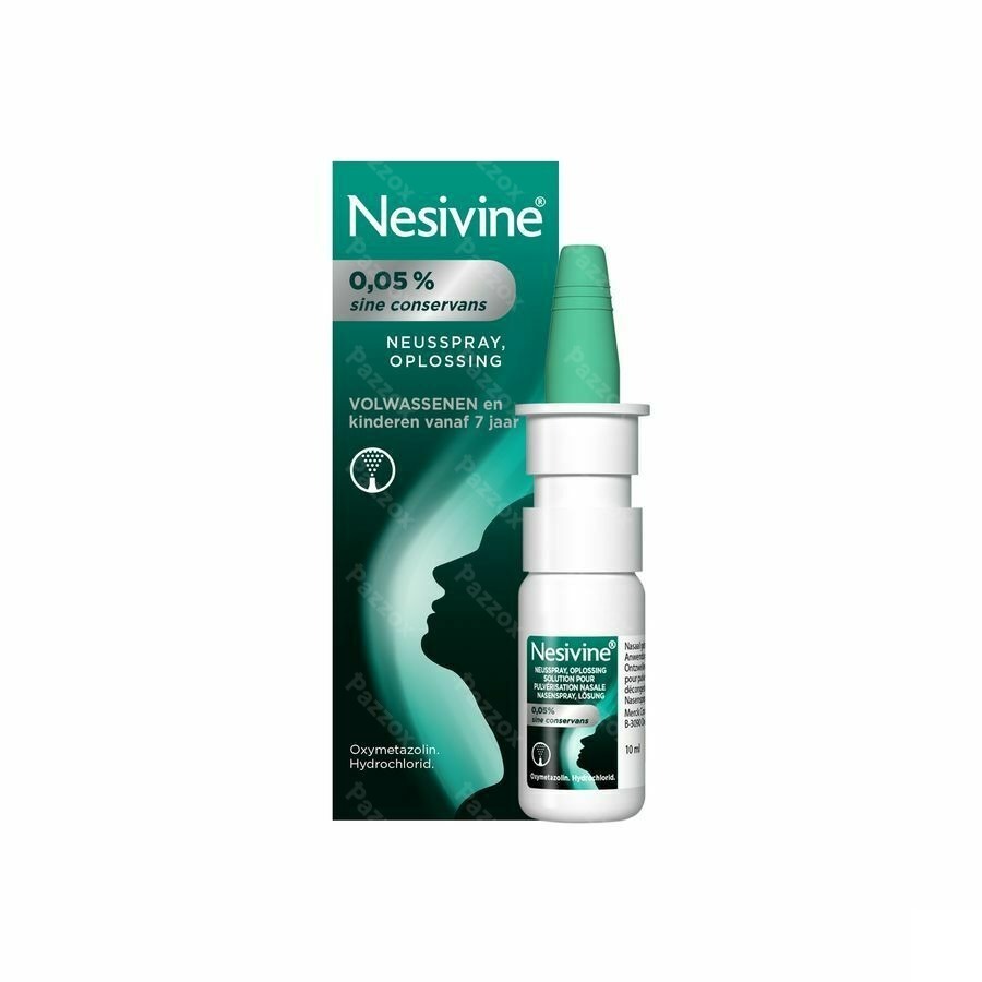 Nesivine 0.05% Sine Conservans Neusspray 10ml 