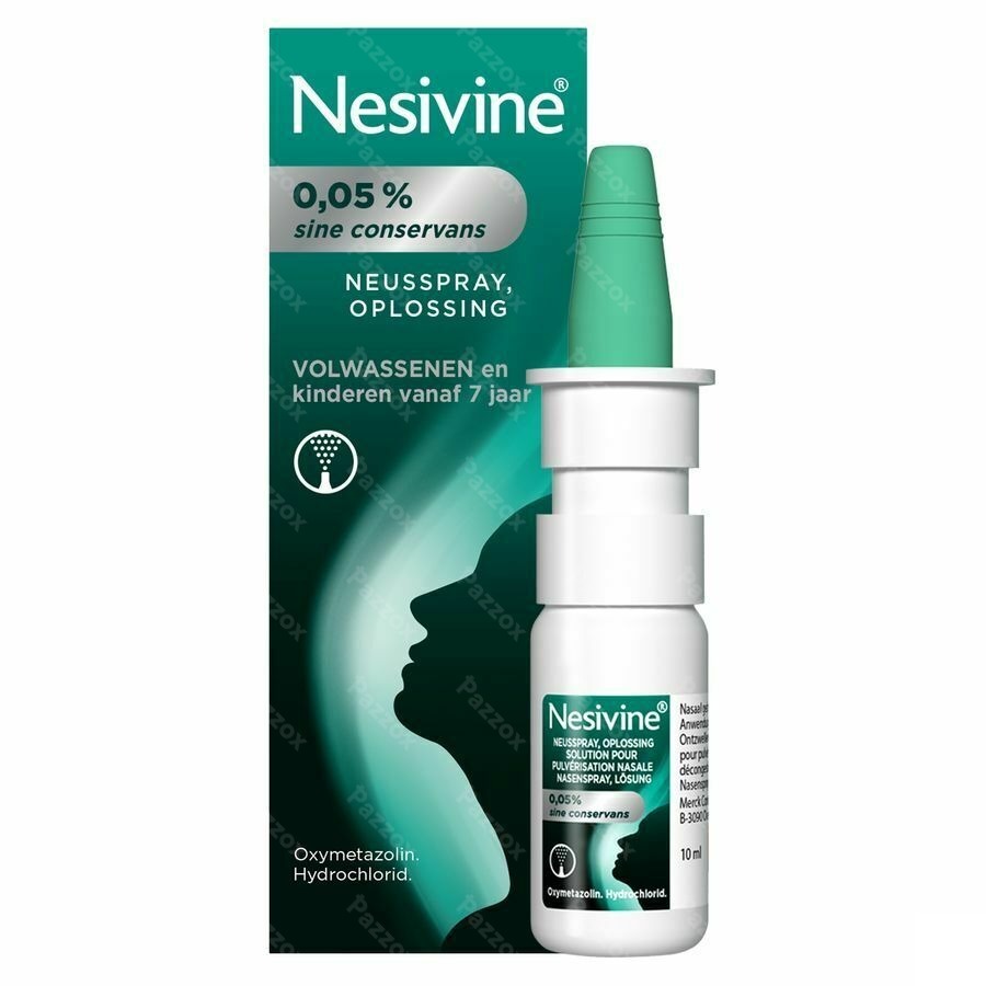 Nesivine 0.05% Sine Conservans Neusspray 10ml 