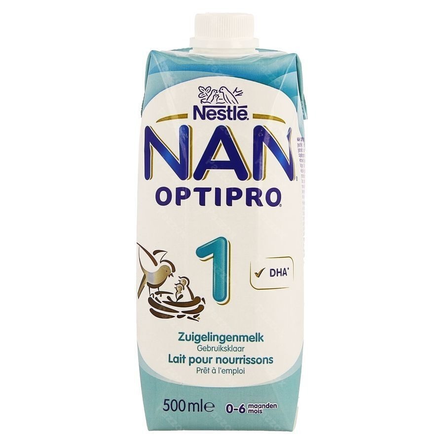 Nan Optipro 1 Zuigelingenmelk Baby 0-6 Maanden 500ml