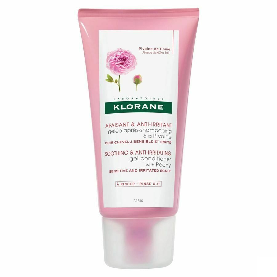 Klorane Verzachtende Gel Conditioner met Pioenroos Gevoelige Hoofdhuid 150ml