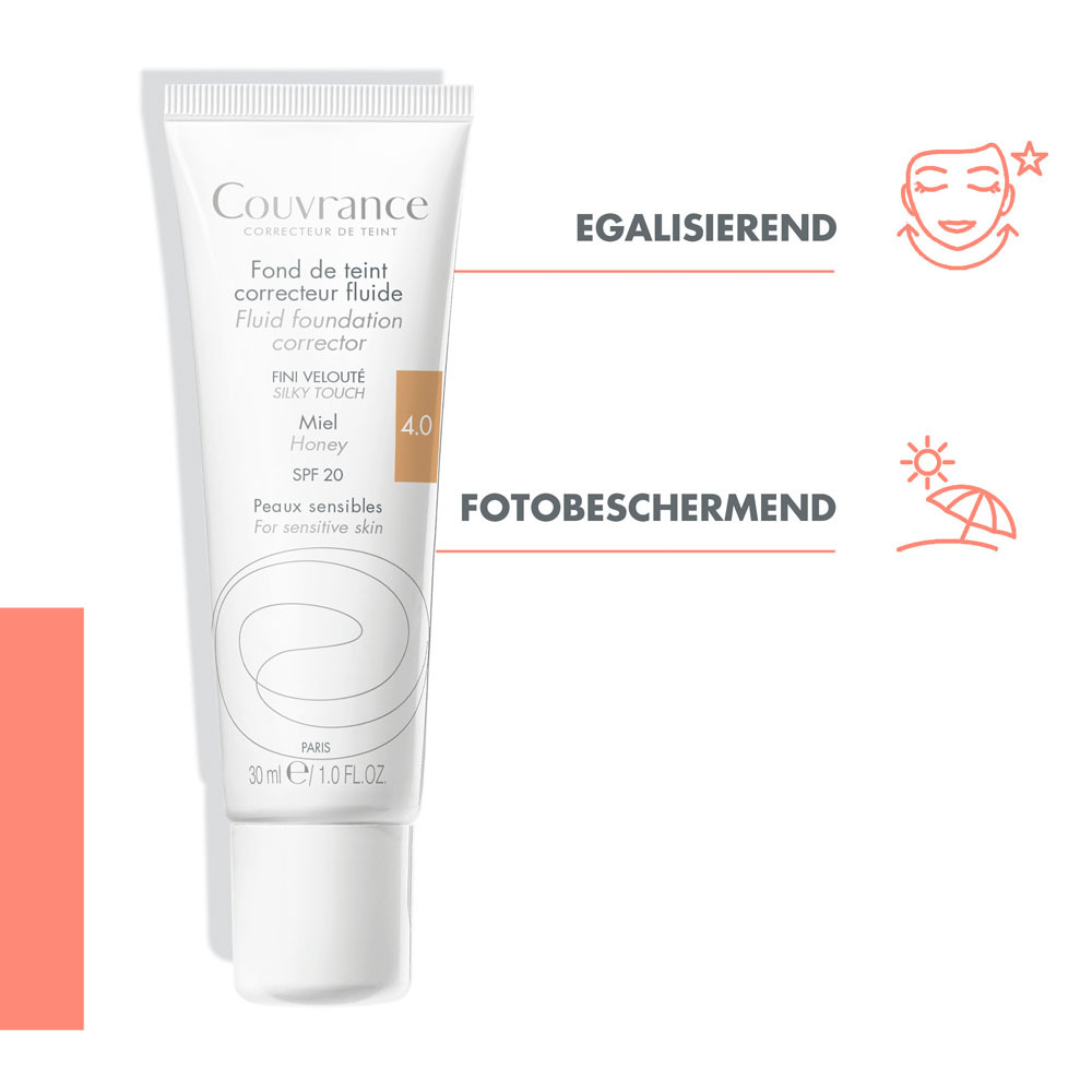 Avène Couvrance Vloeibare Foundation 4 Miel 30ml
