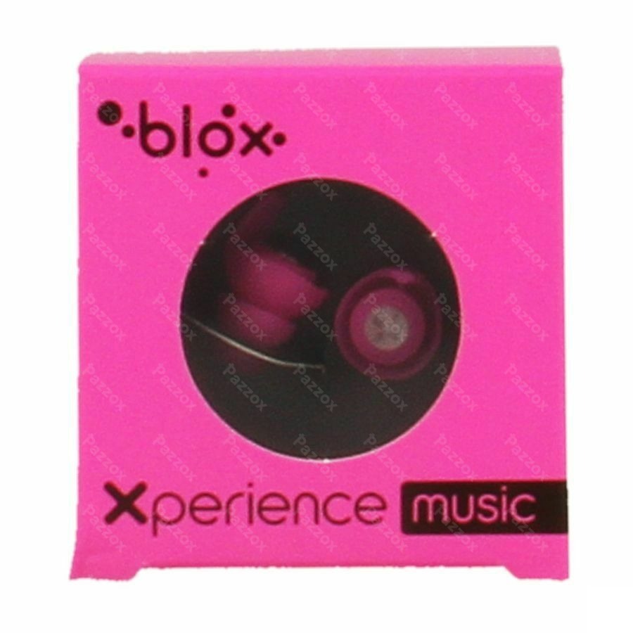 Blox Music Bouchons Oreille Rose Fluo 1 Paire