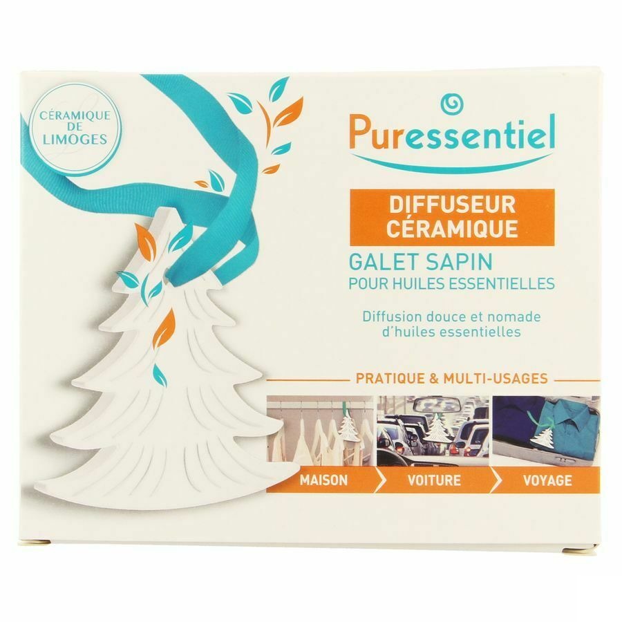 Puressentiel Diffuseur Ceramique Galet Sapin
