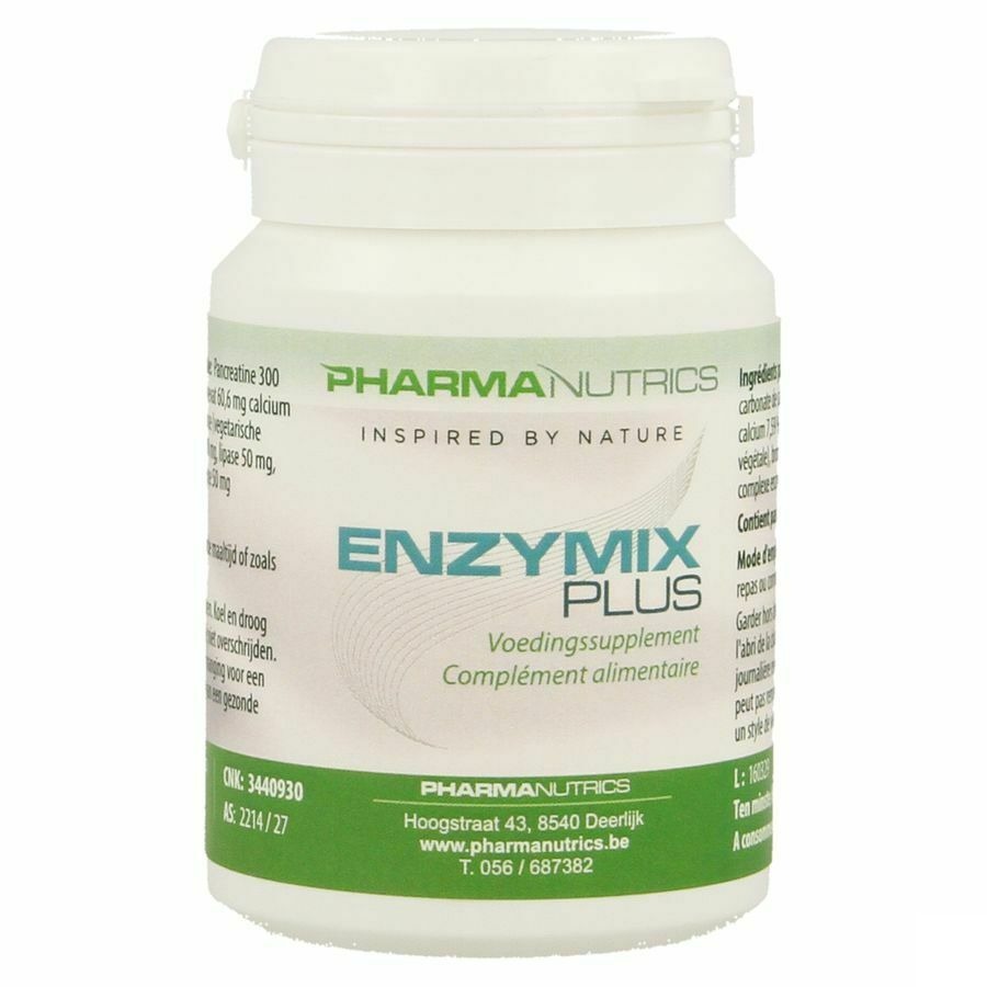 Enzymix Plus V-caps 30 Pharmanutrics
