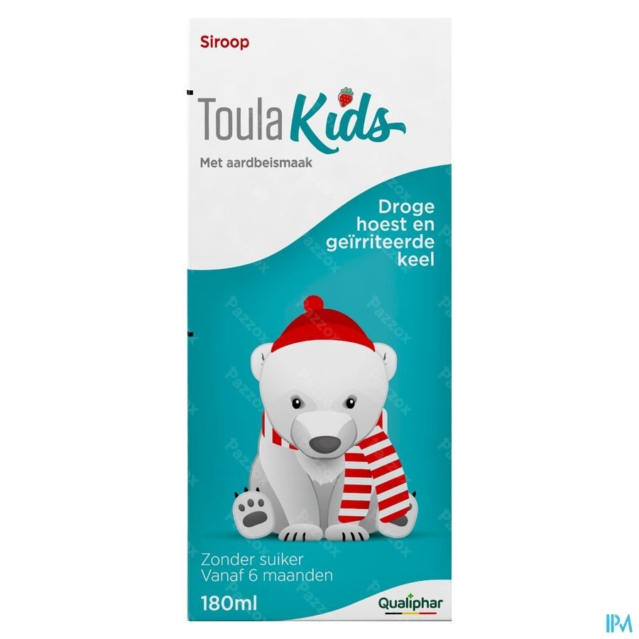 Toulakids Droge Hoest en Prikkelhoest Hoestsiroop 180ml 