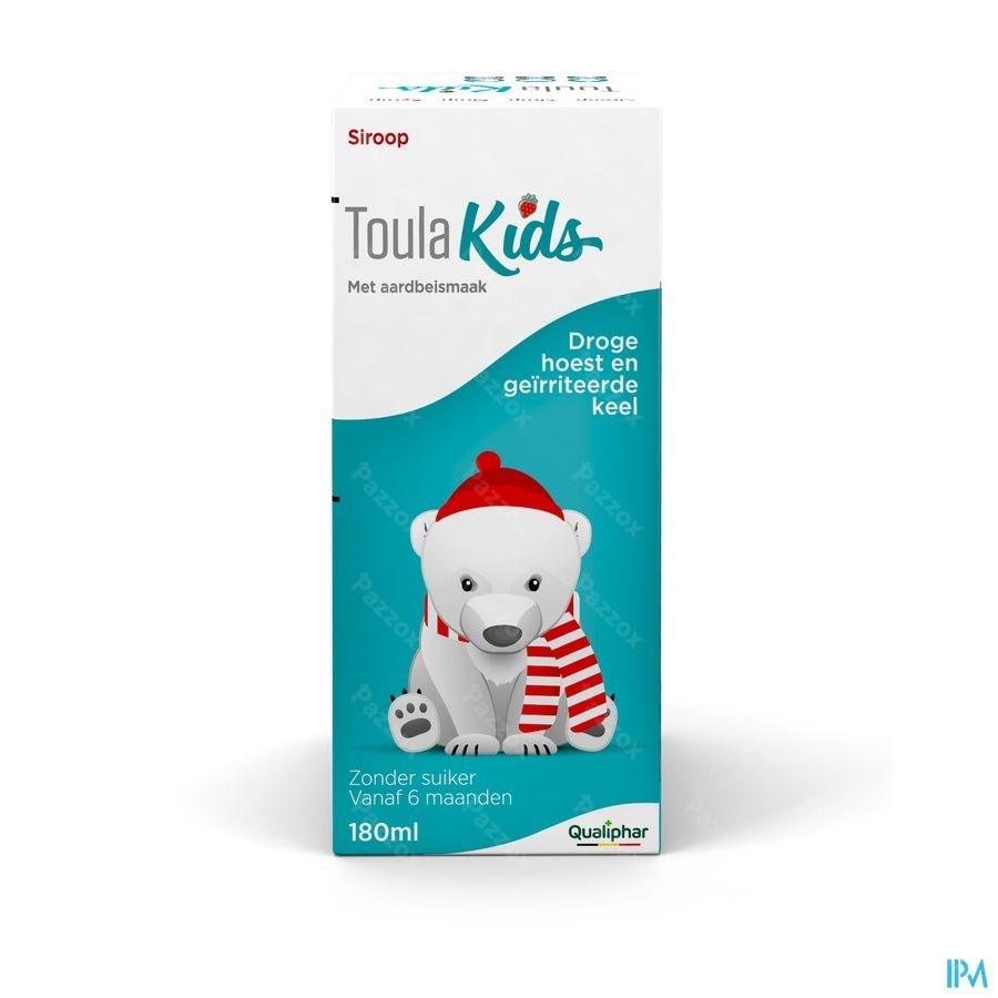 Toulakids Droge Hoest en Prikkelhoest Hoestsiroop 180ml 
