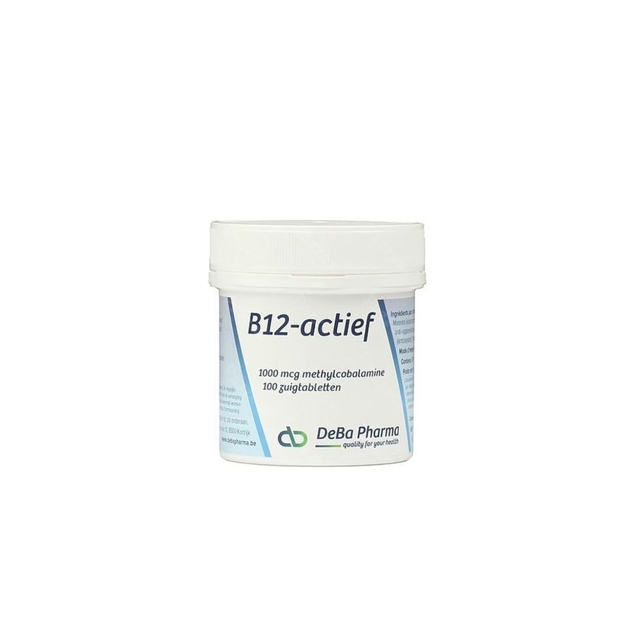 DeBa Pharma Vitamine B12-actief 1000mcg 100 zuigtabletten