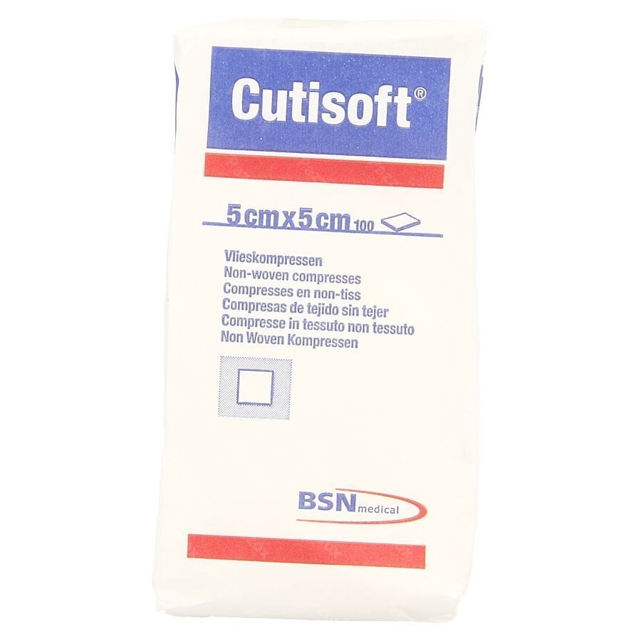 Cutisoft Non Woven 5x5cm 100 Stuks