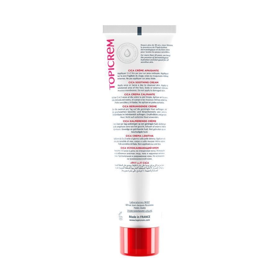 Topicrem Cica Creme Apaisante Tube 100ml