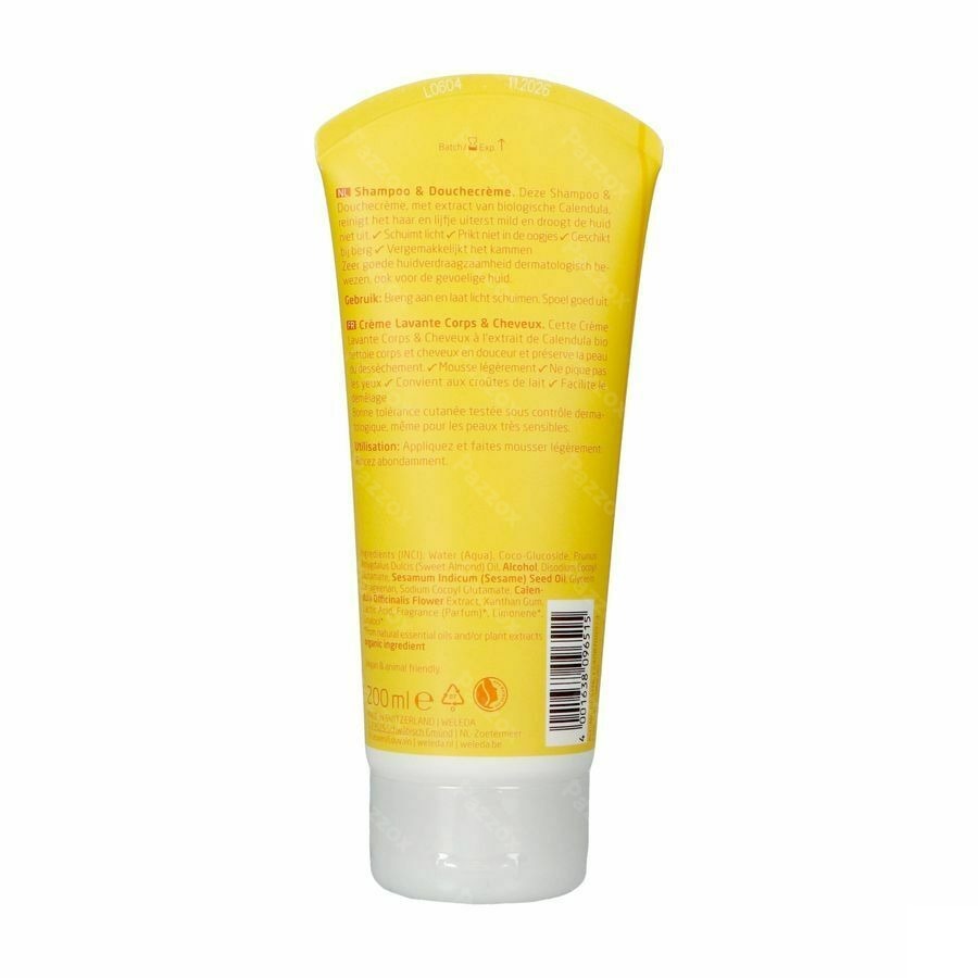 Weleda Calendula Baby Shampoo & Douchecreme 200ml