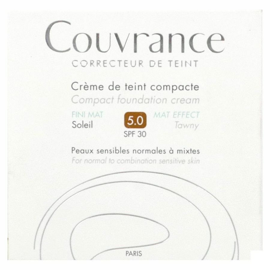 Avène Couvrance Crème Teinté Compact Oil Free 05 Soleil 10g