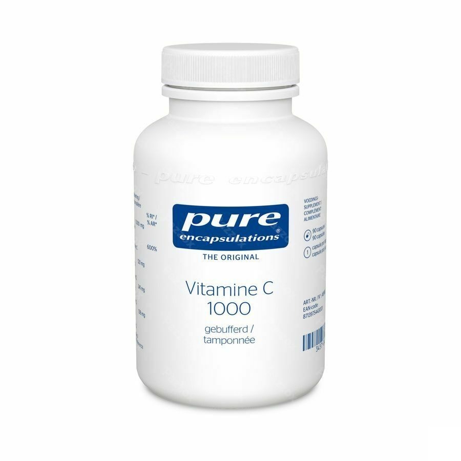 Pure Encapsulations Vitamine C 1000 Gebufferd 90 Capsules