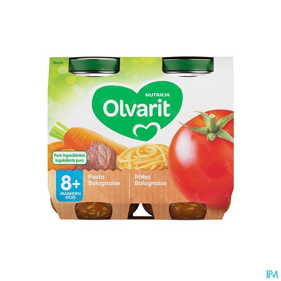 Olvarit Pates Bolognaise 2x200g 8m06