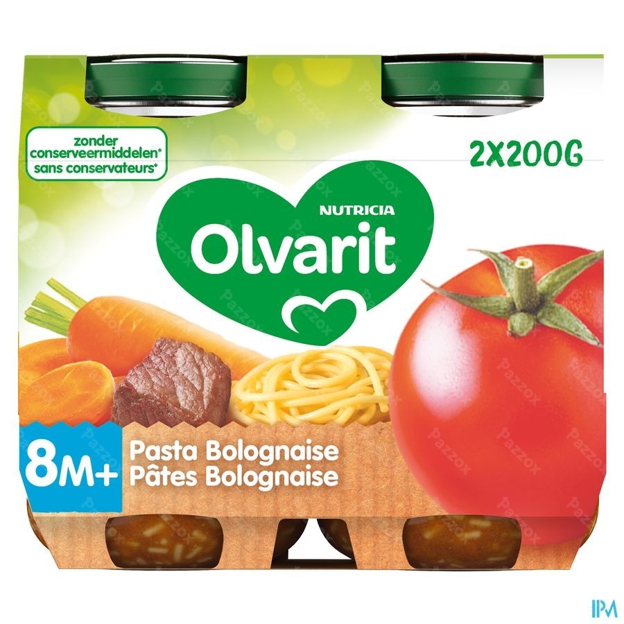 Olvarit Pates Bolognaise 2x200g 8m06