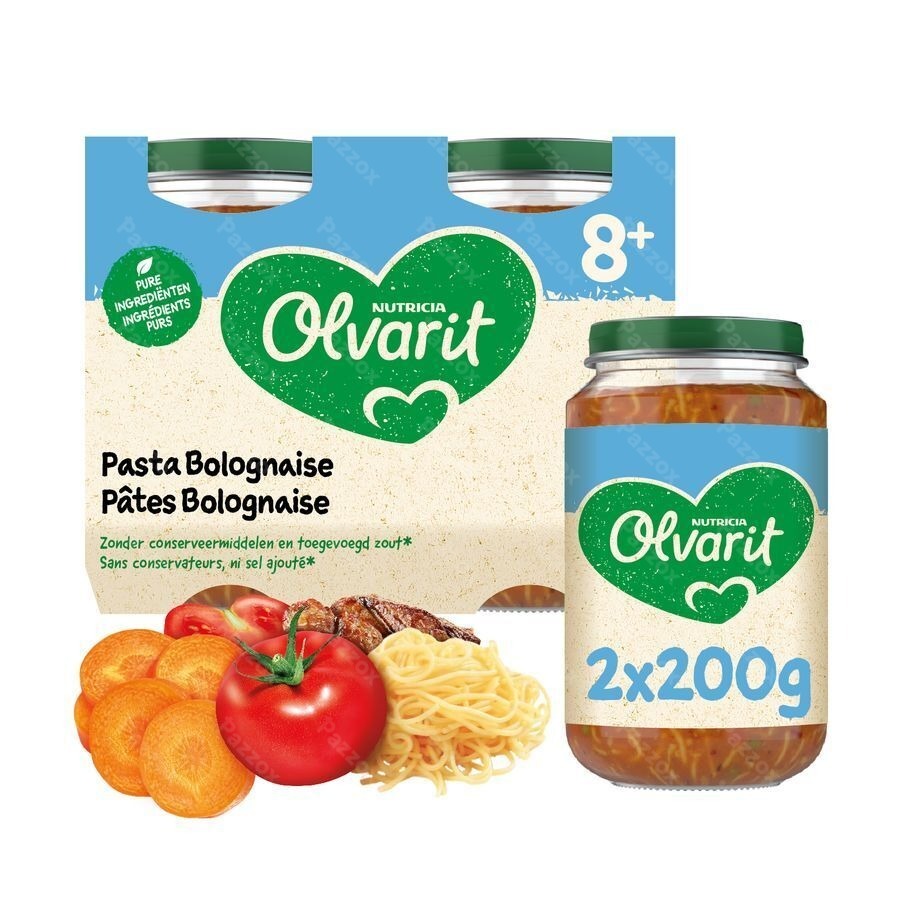 Olvarit Pates Bolognaise 2x200g 8m06