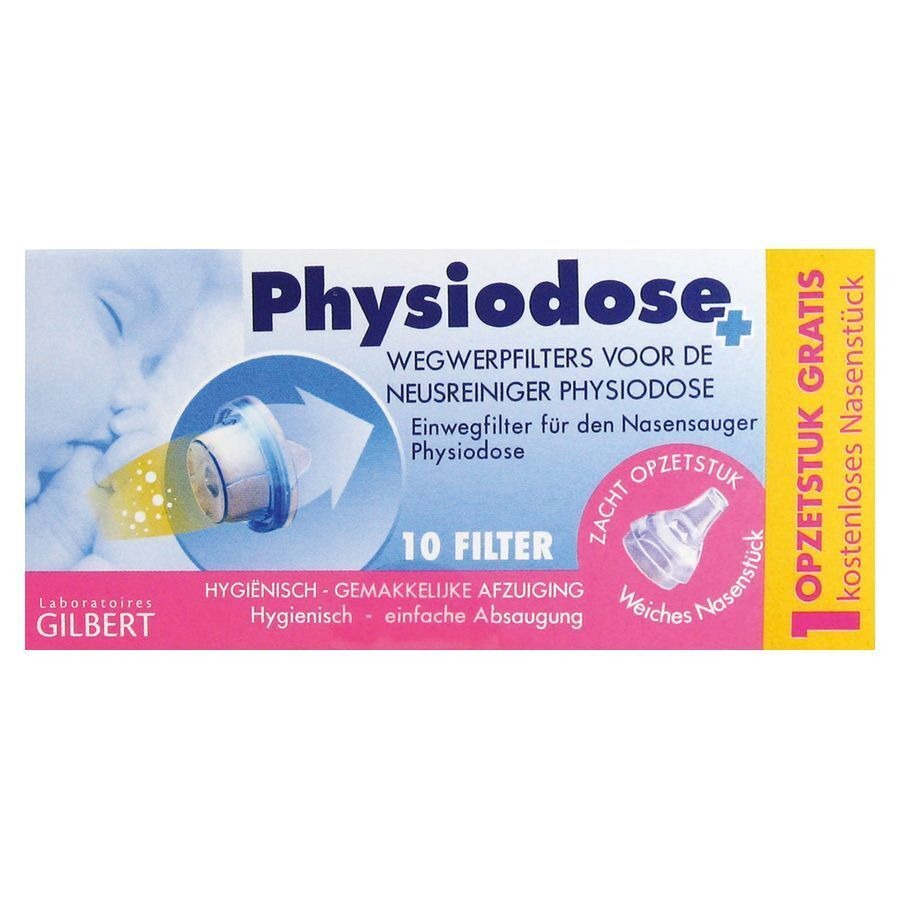 Physiodose Wegwerpfilter Neusreiniger Baby 10