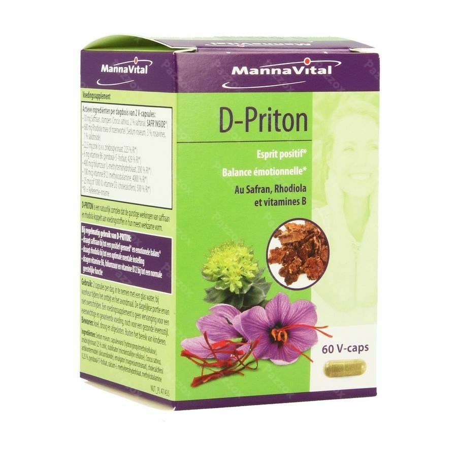 Mannavital D-priton V-caps 60