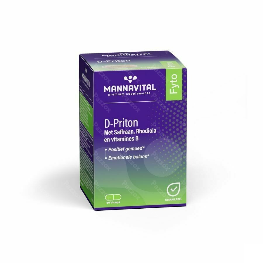 Mannavital D-priton V-caps 60