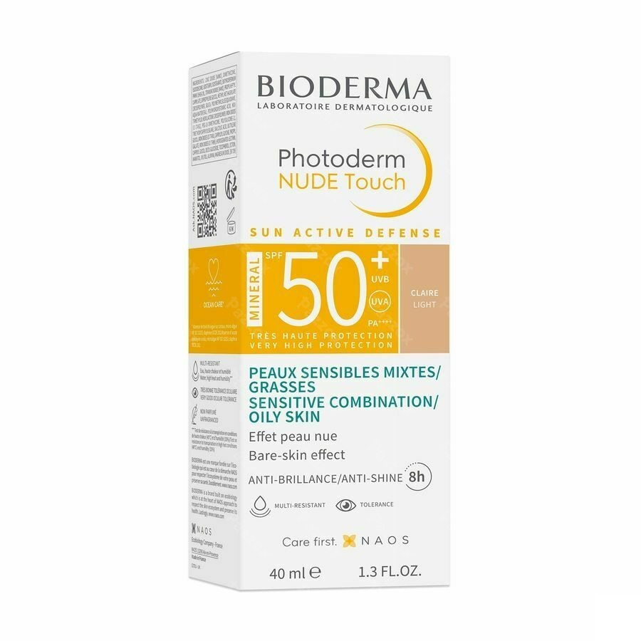 Bioderma Photoderm Nude Touch SPF50+ Claire 40ml