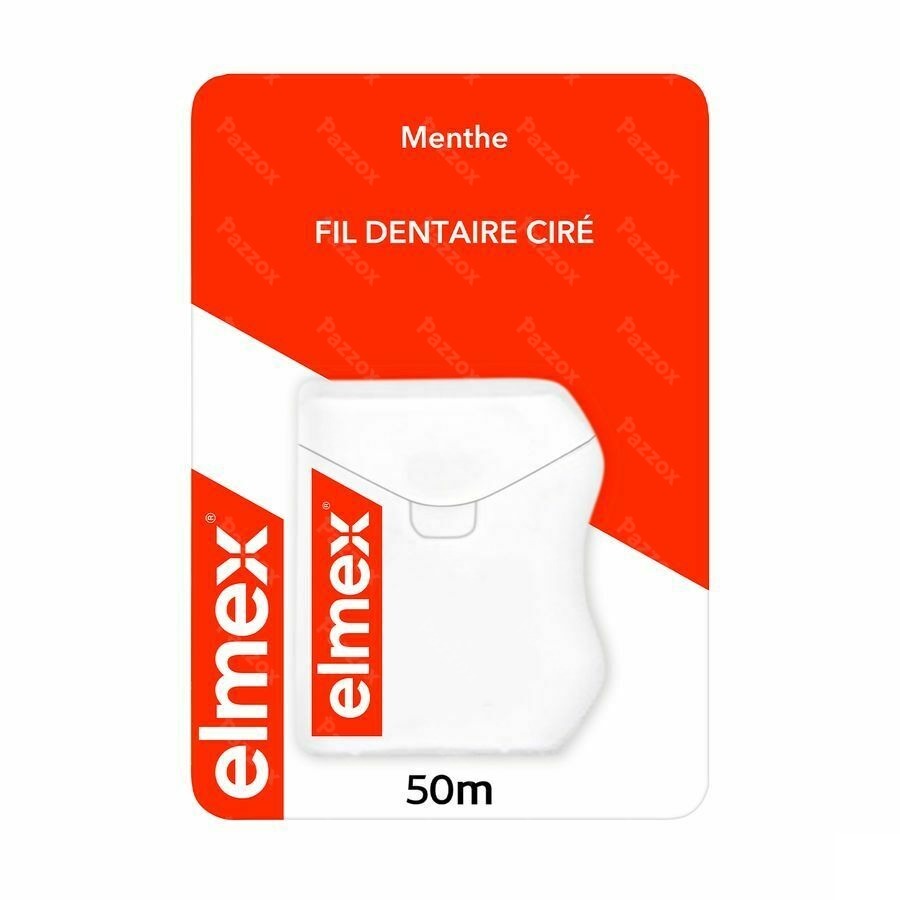 Fil Dentaire Cire Elmex 50m
