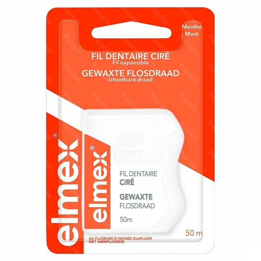 Fil Dentaire Cire Elmex 50m