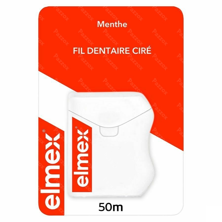 Fil Dentaire Cire Elmex 50m