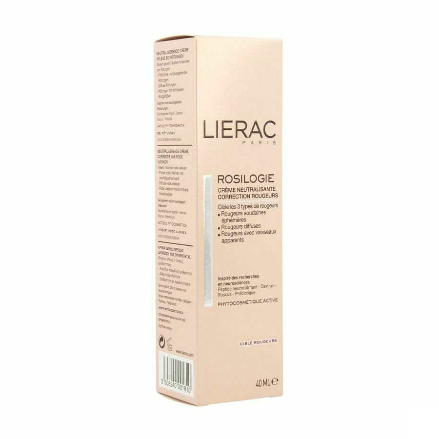 Lierac Rosilogie Creme Neutral Corr.roug. Tbe 40ml