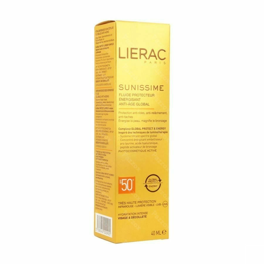 Lierac Sunissime Fluide Visage Ip50 Prot.ener.40ml