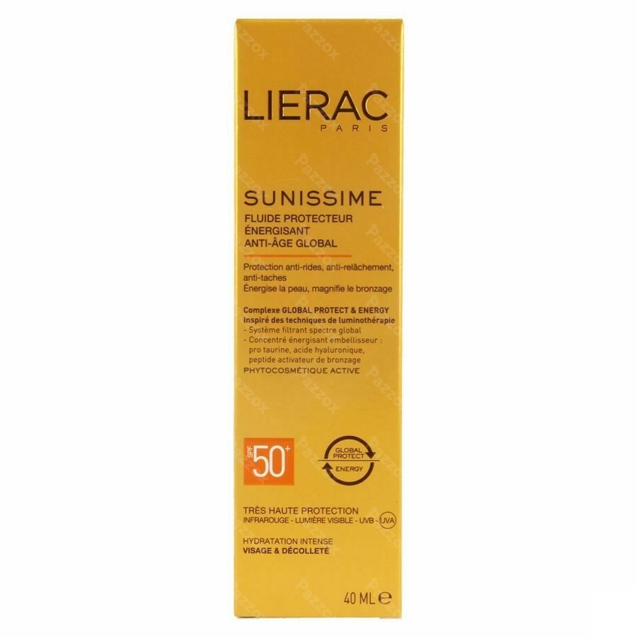 Lierac Sunissime Fluide Visage Ip50 Prot.ener.40ml