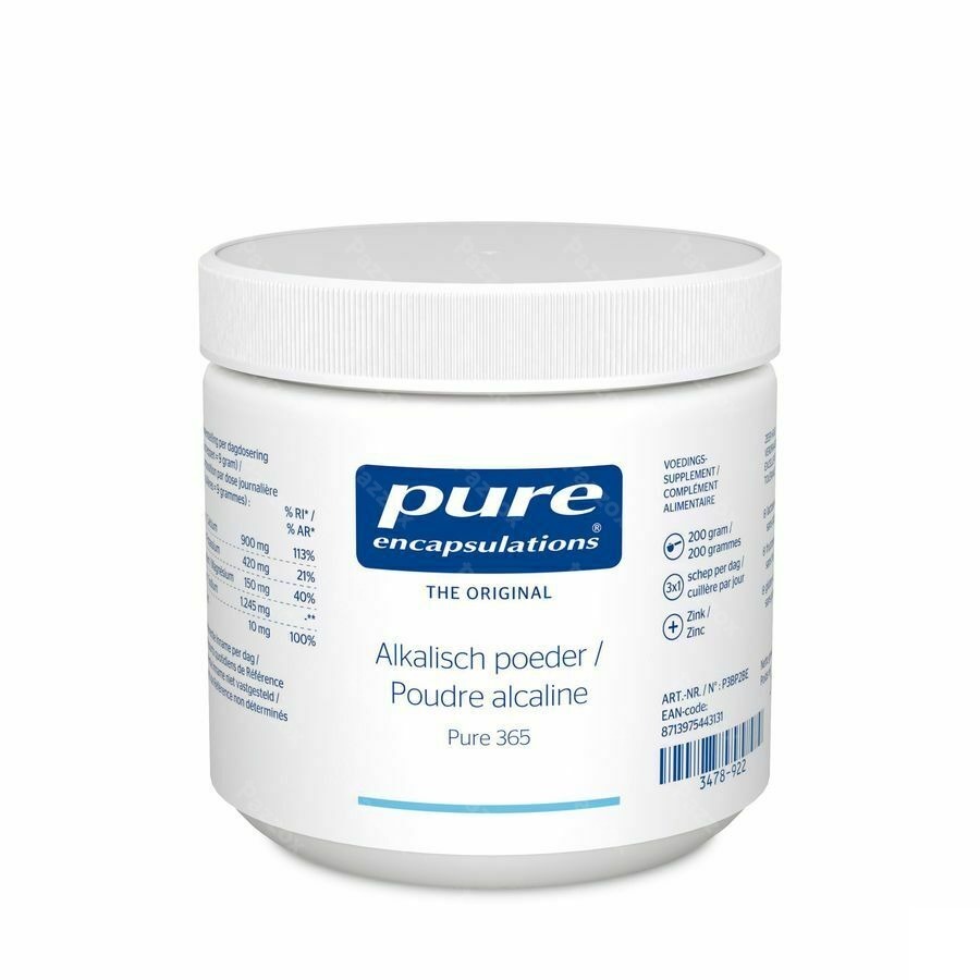 Pure Encapsulations Poudre Alcaline 200g