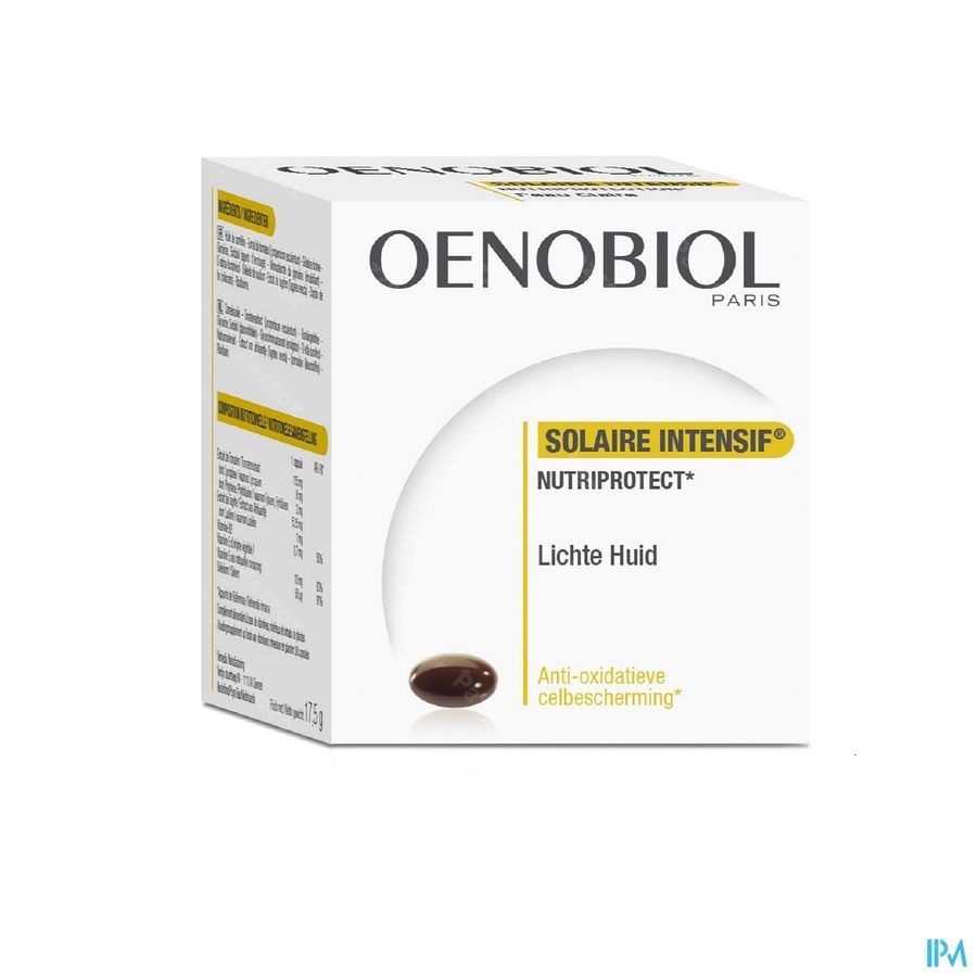 Oenobiol Solaire Intensif Gevoelige Huid 30 Cap