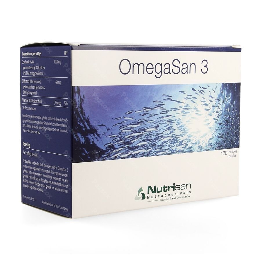 Omegasan 3 Nf  120 Softgels Nutrisan