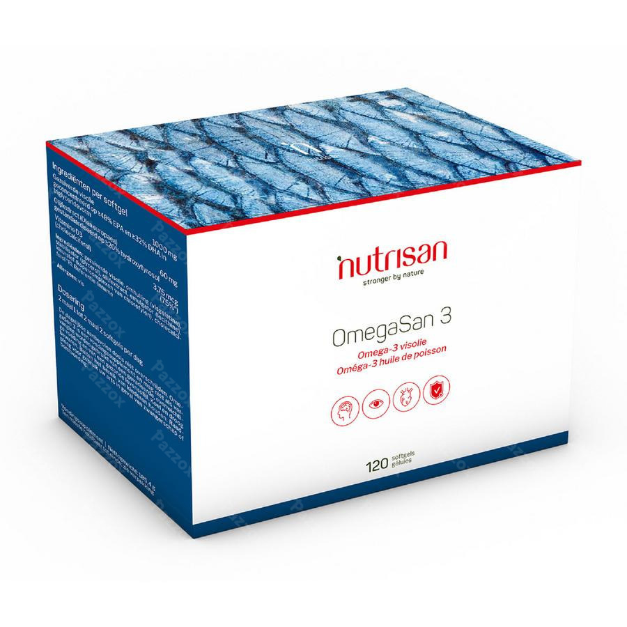 Omegasan 3 Nf  120 Softgels Nutrisan