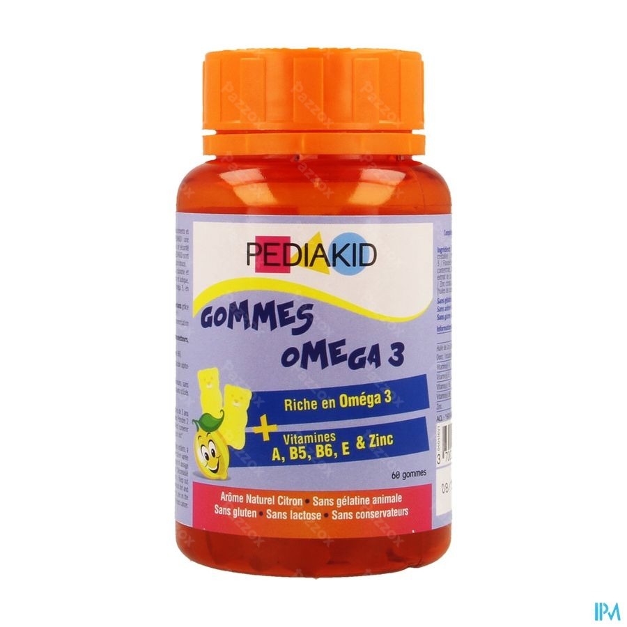 Pediakid Gommes Omega 3 Gommes A Macher 60