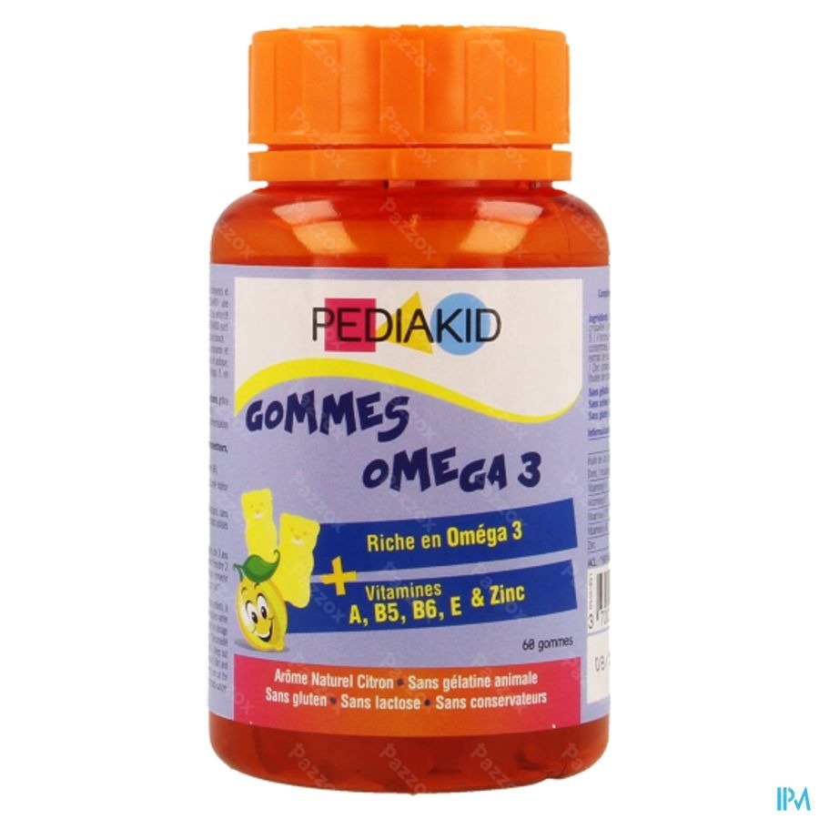 Pediakid Gommes Omega 3 Gommes A Macher 60