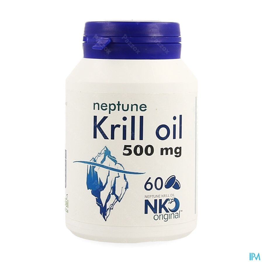 Soria Neptune Krill Oil 500mg Pot Perles 60