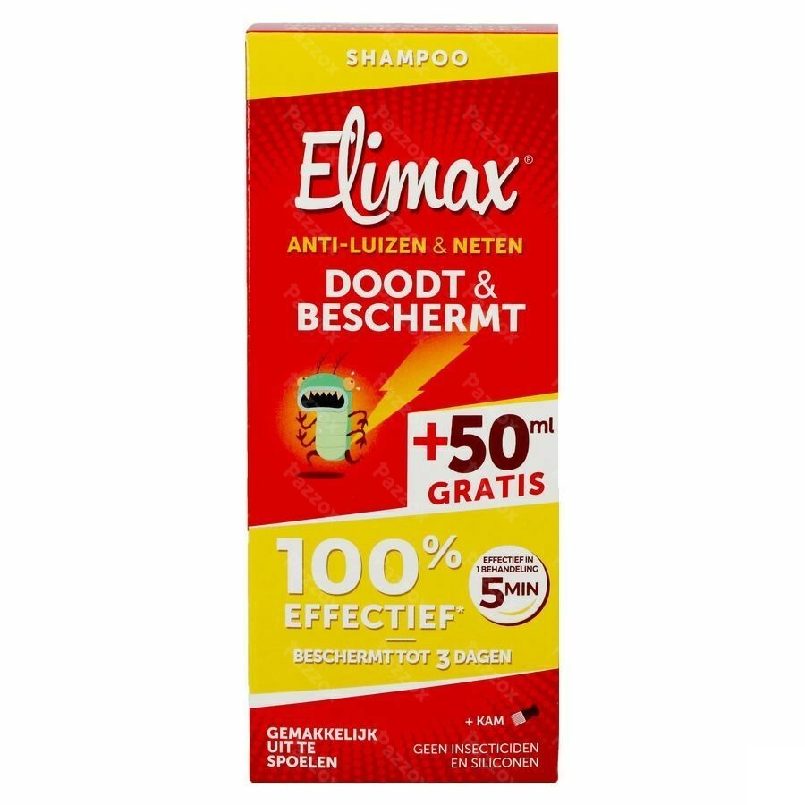 Elimax 2-in-1 Shampoo Tegen Luizen en Neten Zonder Insecticide 250ml