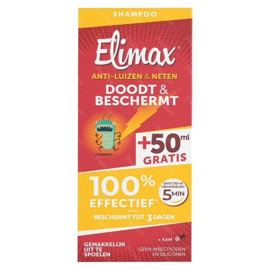 Elimax 2-in-1 Shampoo Tegen Luizen en Neten Zonder Insecticide 250ml