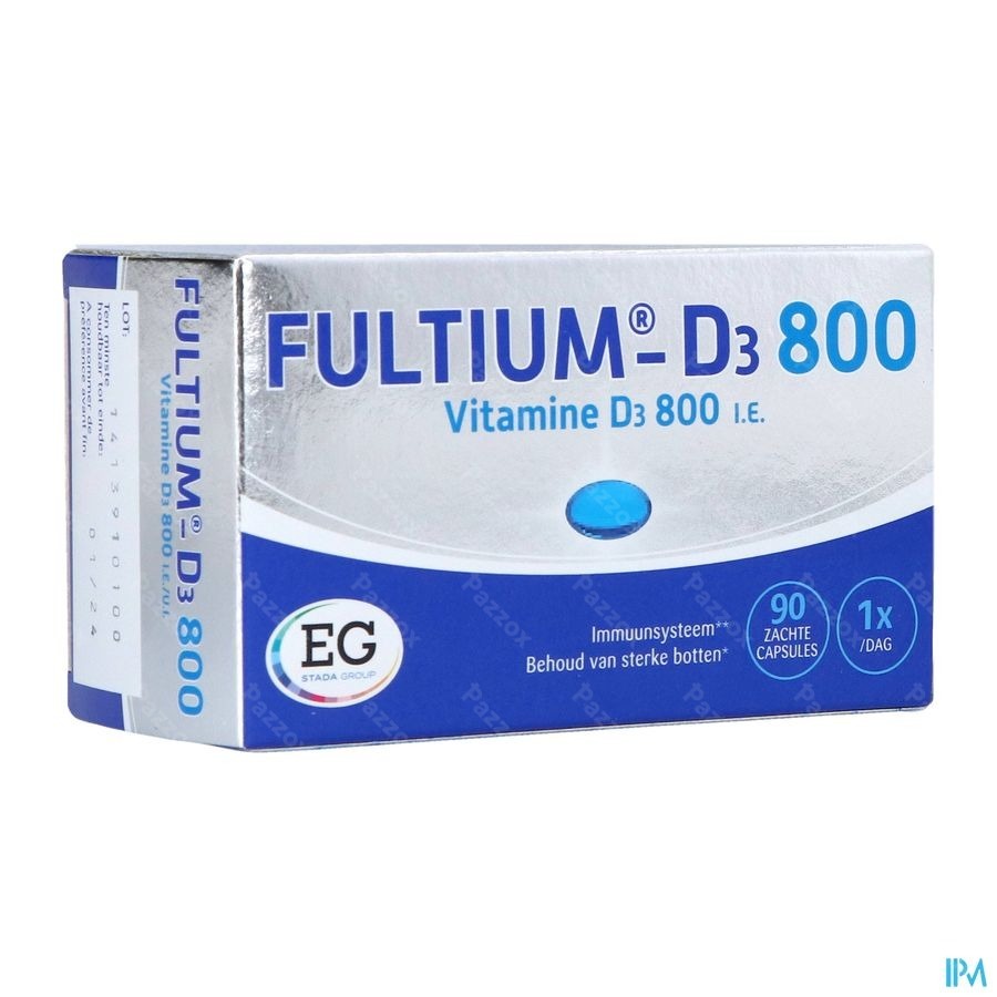 Fultium D3 Voedingssupplement Vitamine 90 - Pazzox