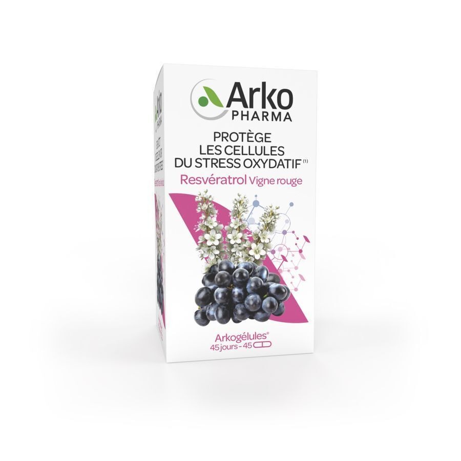 Arkogelules Resveratrol Caps 45 Rempl.3045283