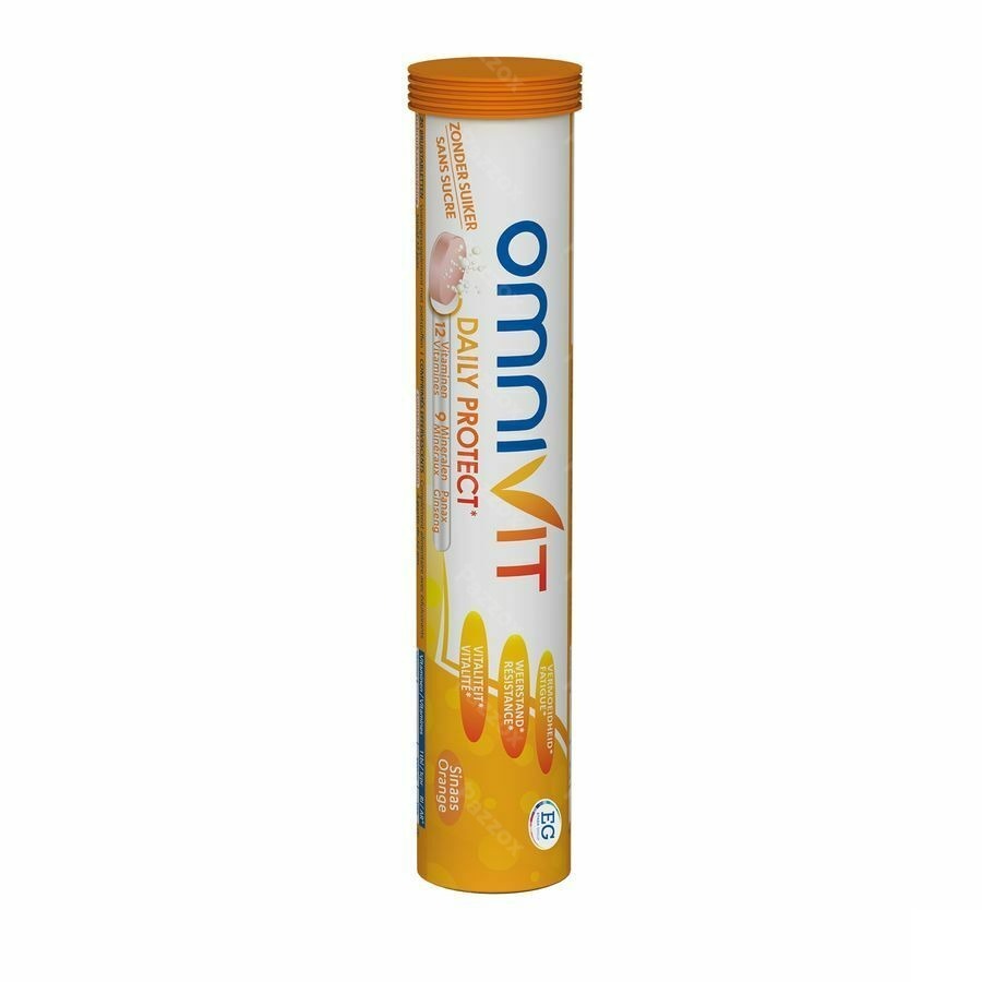 Omnivit Daily Protect Adult 20 Comprimés Effervescent