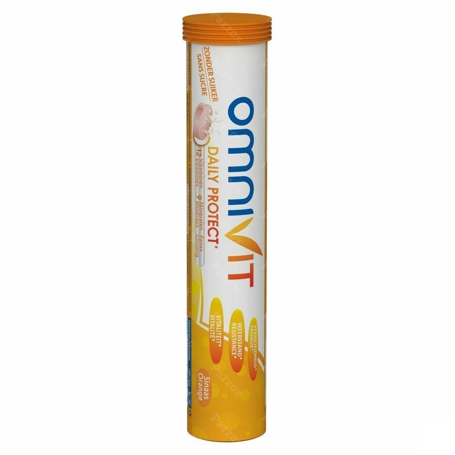 Omnivit Daily Protect Adult 20 Comprimés Effervescent