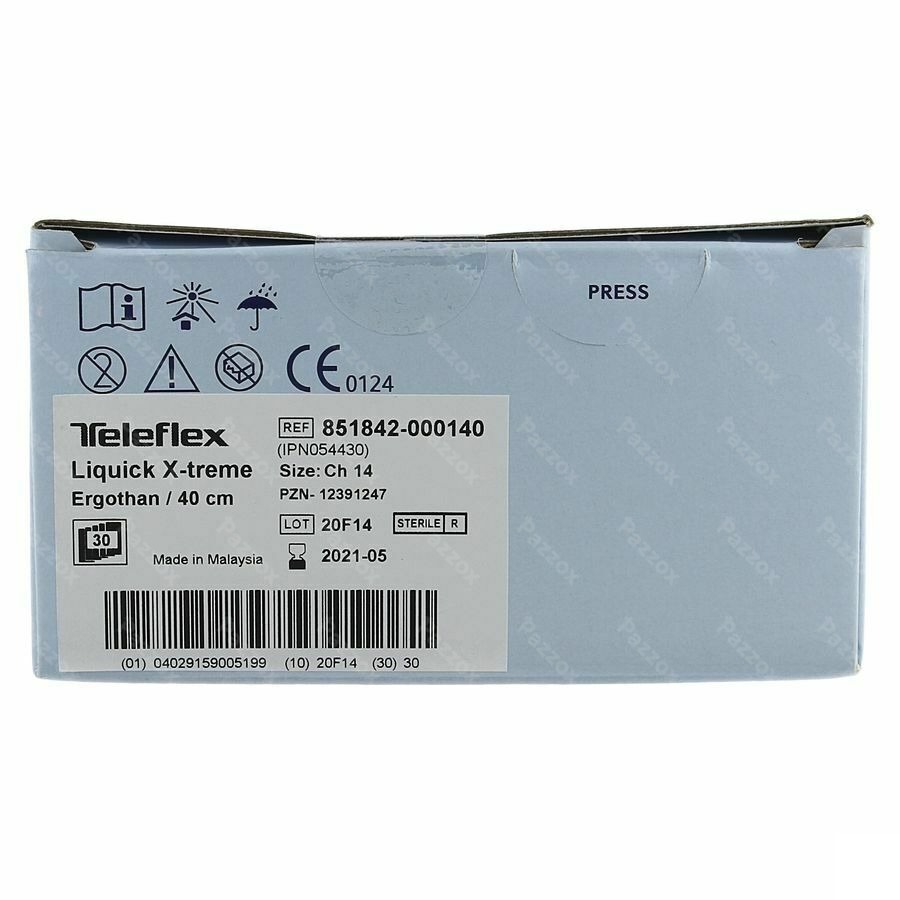 Liquick X-treme Ergothan Sonde Vessie 40cm Ch14 30